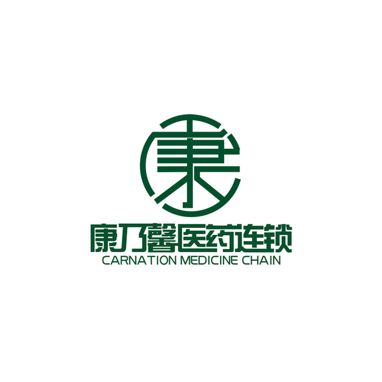 康乃馨医药连锁logo