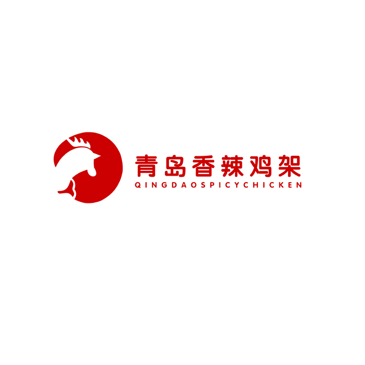 青岛香辣鸡架logo