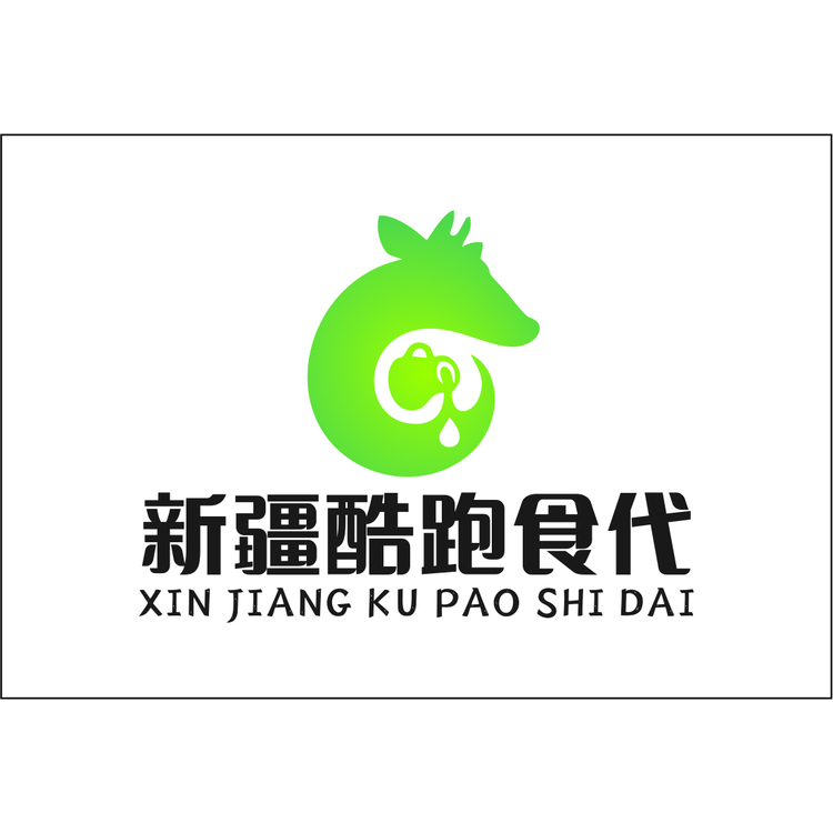 新疆酷跑食代logo