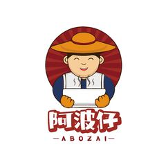 阿波仔卡通logo设计