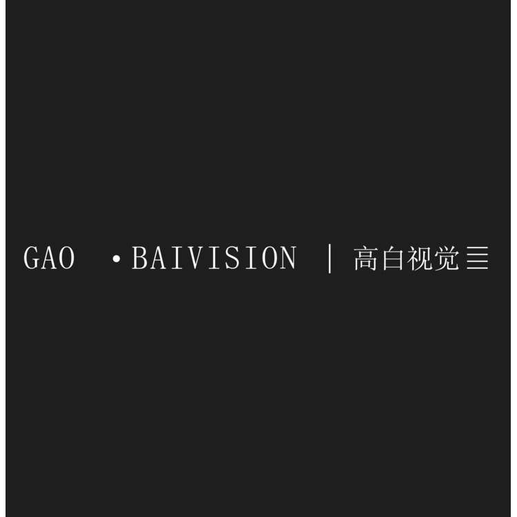 高白视觉。   英文：GaoBaiVisionlogo