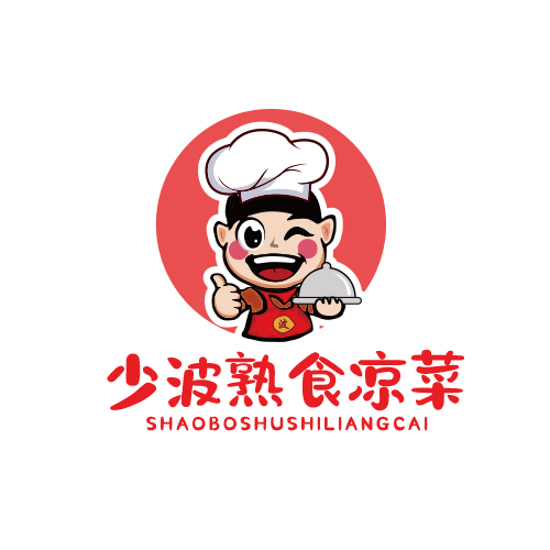 少波熟食凉菜logo