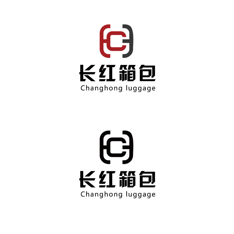 长红箱包logo