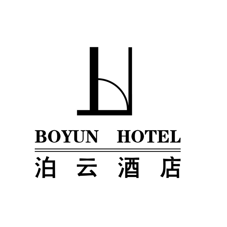 泊云酒店logo