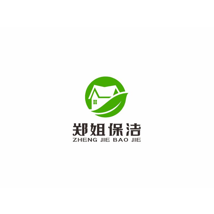 郑姐保洁logo