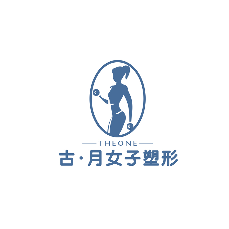 古月女子塑形logo