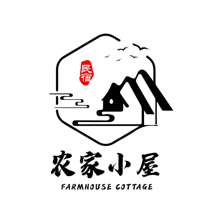 农家小屋logo