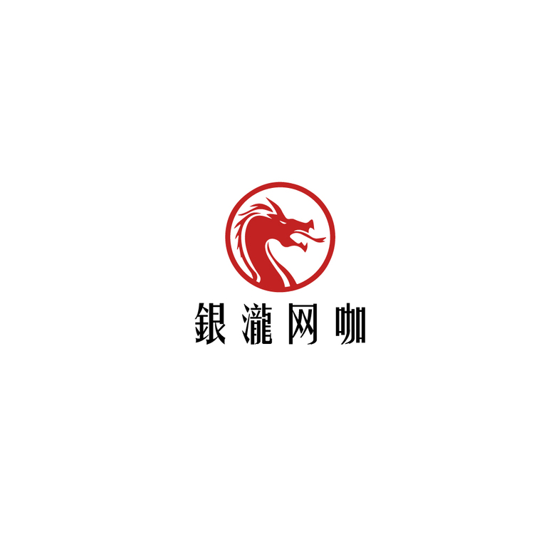 银龙网咖logo