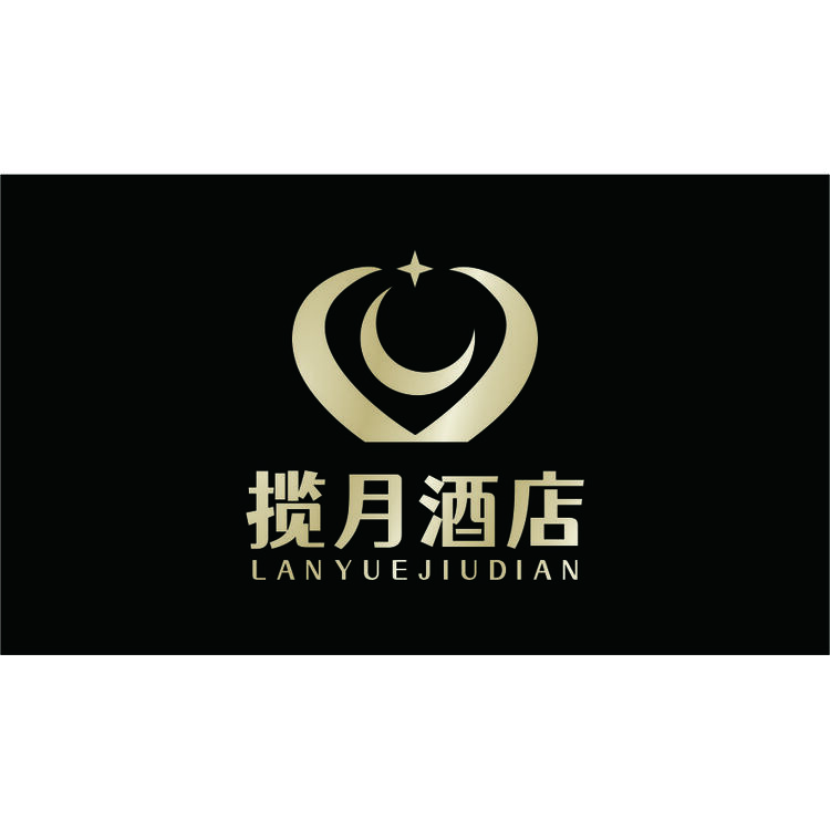 揽月酒店logo