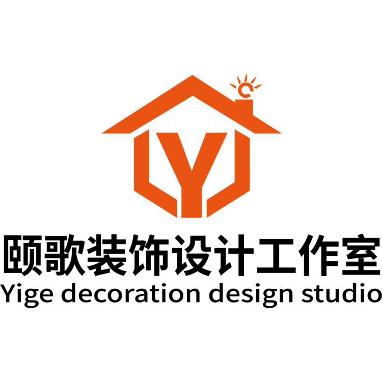 颐歌装饰设计工作室logo