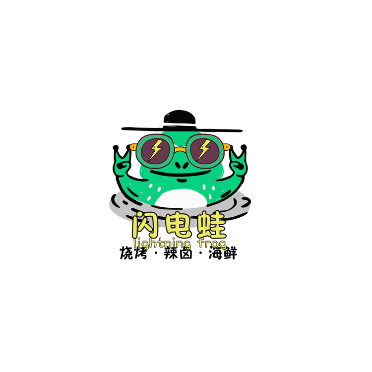 闪电蛙logo