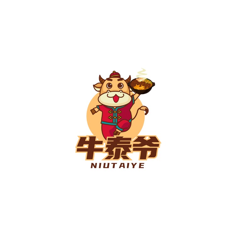 牛泰爷牛杂煲logo