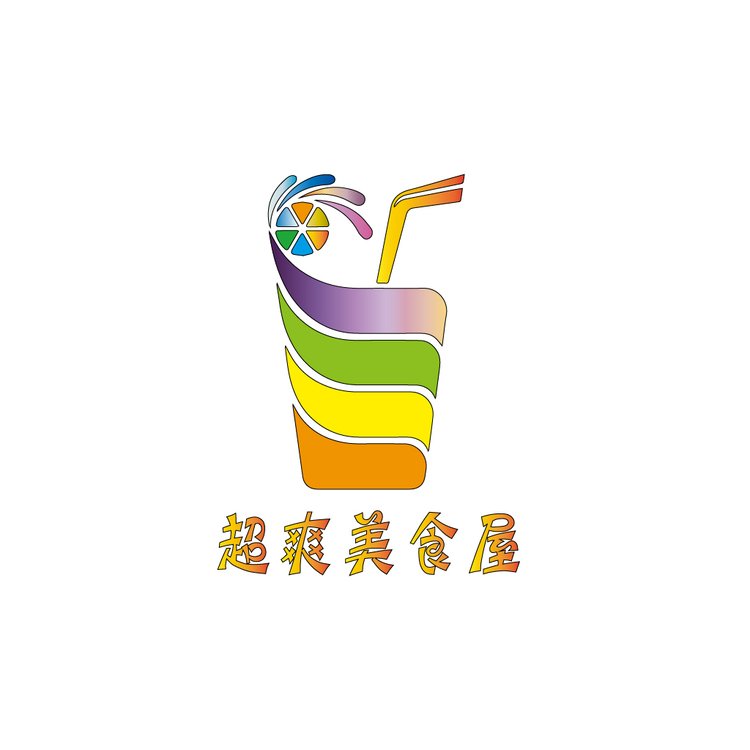 超爽美食屋logo