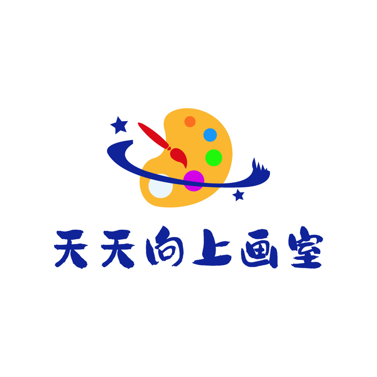 天天向上画室logo